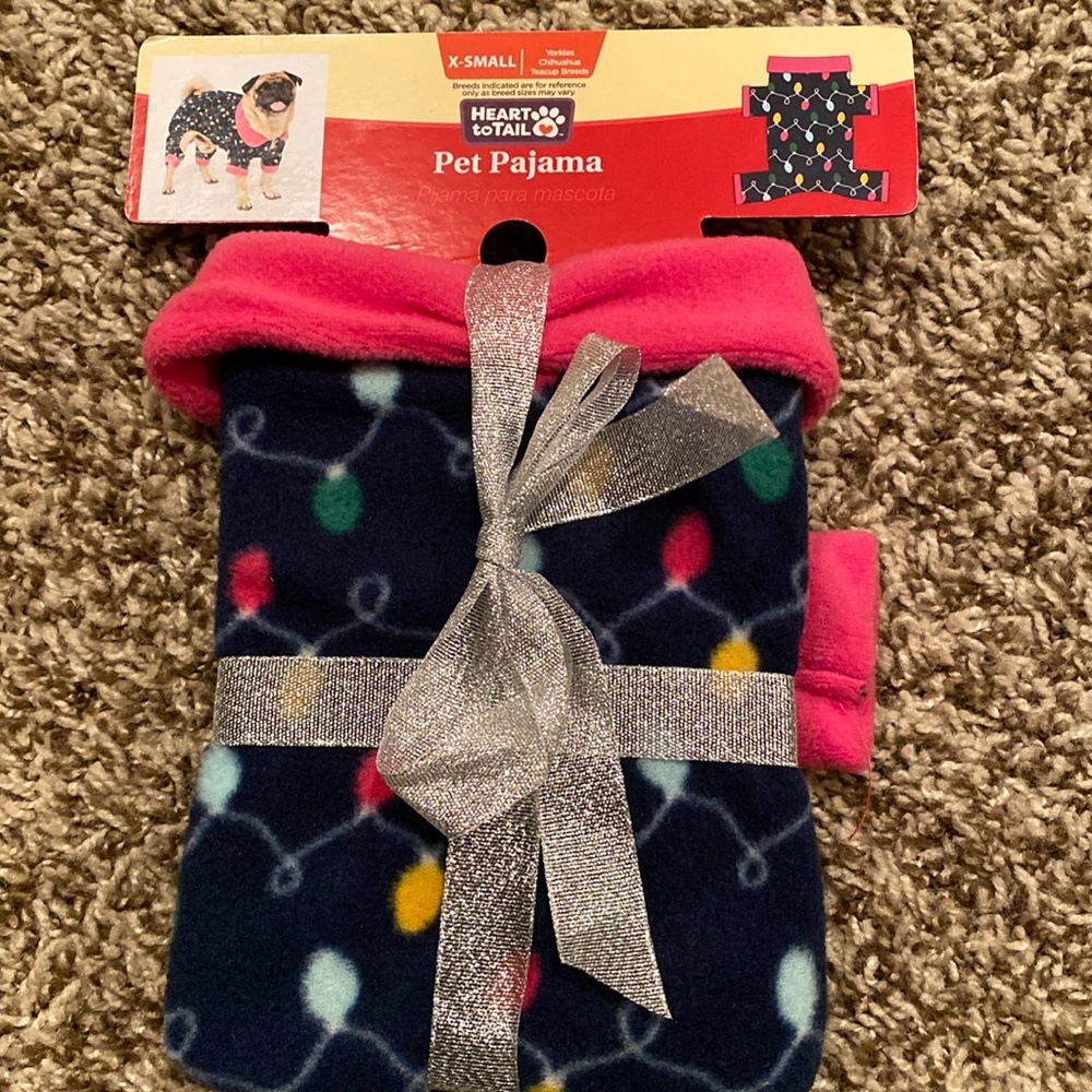 Brand new dog pajamas- XS